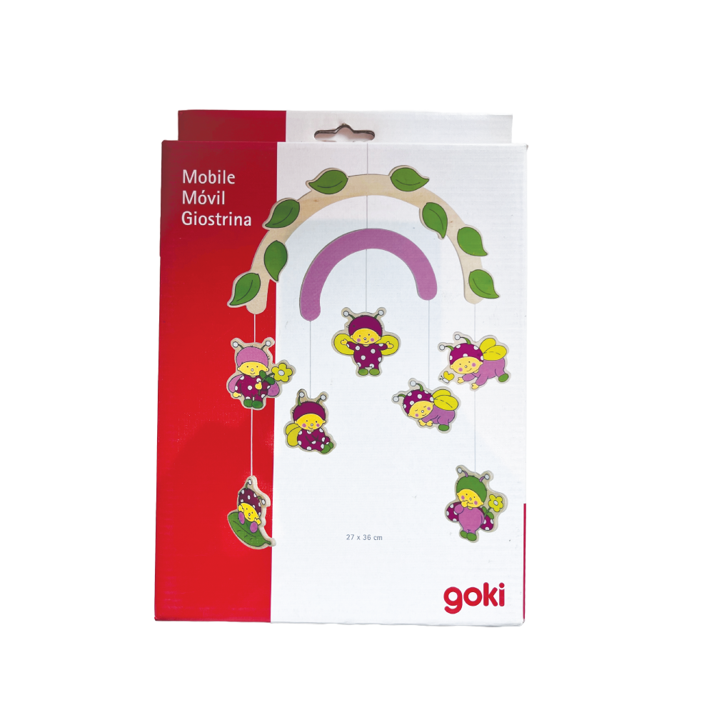 Goki Mobile Pink Ladybird Jarrons & Co.