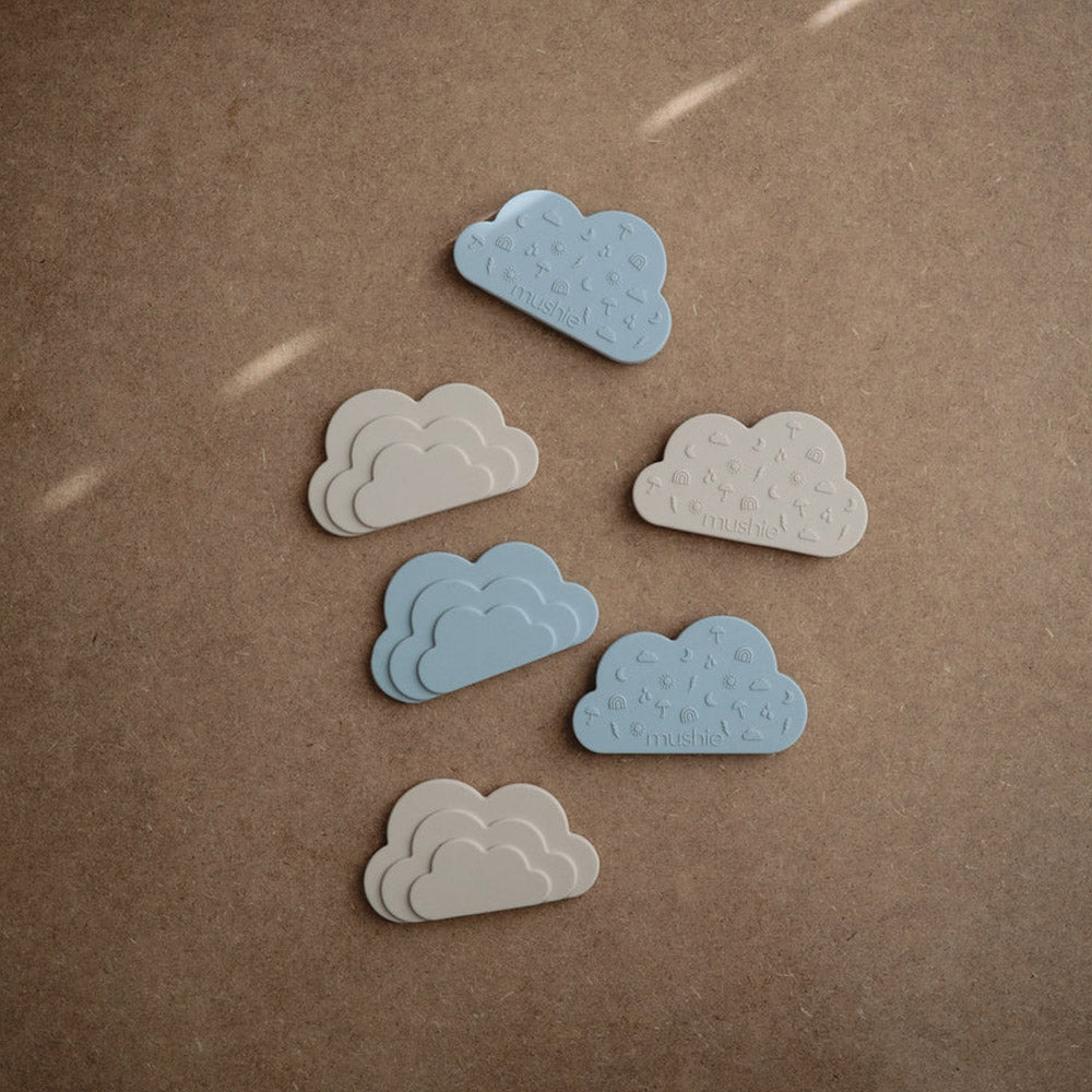 Mushie Cloud Teether - Cloud / Gray