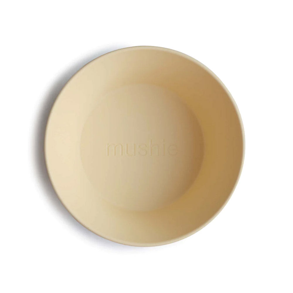 Mushie Round Dinnerware Bowls (Set of 2) - 7 Colors