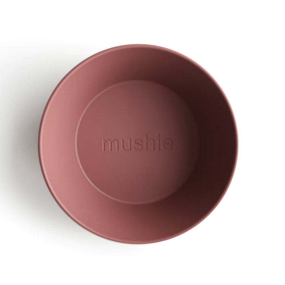 Mushie Round Dinnerware Bowls (Set of 2) - 7 Colors