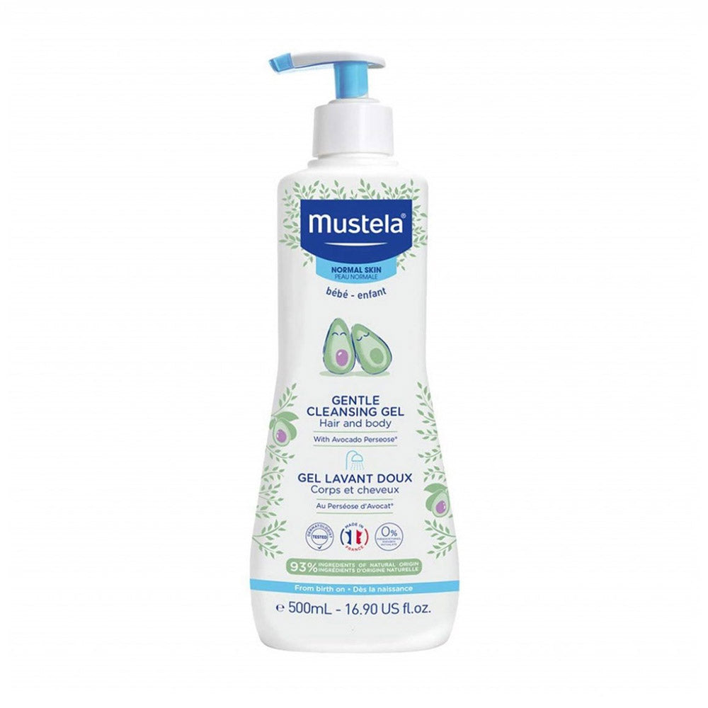 Mustela Gentle Cleansing Gel for Hair & Body with Avocado (500ml)