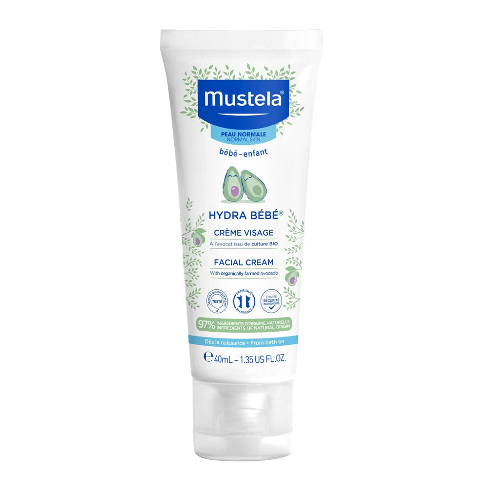 Mustela Hydra Bebe Facial Cream with Avocado (40ml)