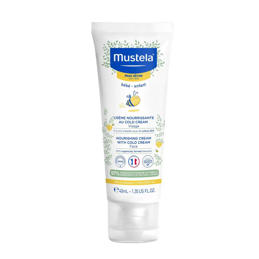 Mustela Nourishing Cream with Cold Cream and Beeswax For Face (40ml)