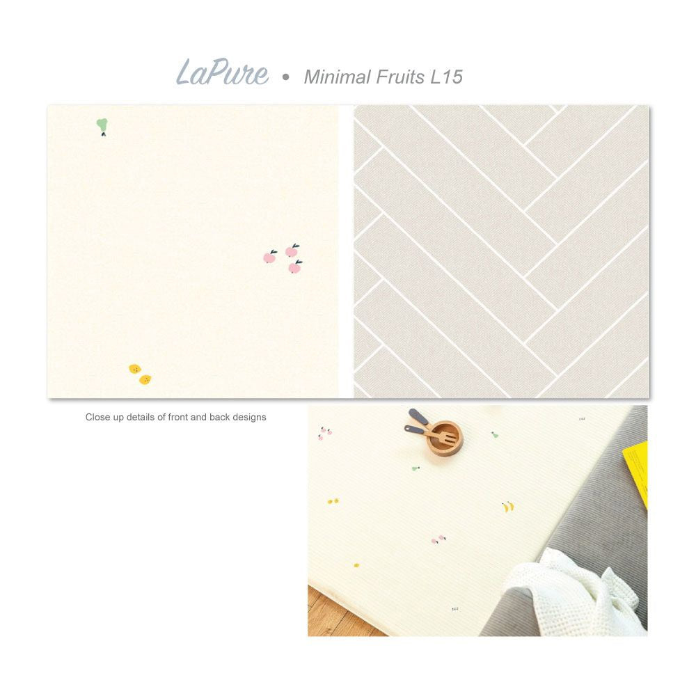 Parklon® LaPure PVC Bumper Playmat - Minimal Fruits (M/L)