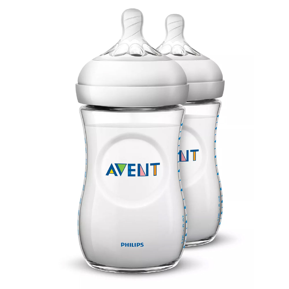 Philips Avent Natural Baby Bottle - 260ml/9oz (1M+) (Single / Twin Pack)