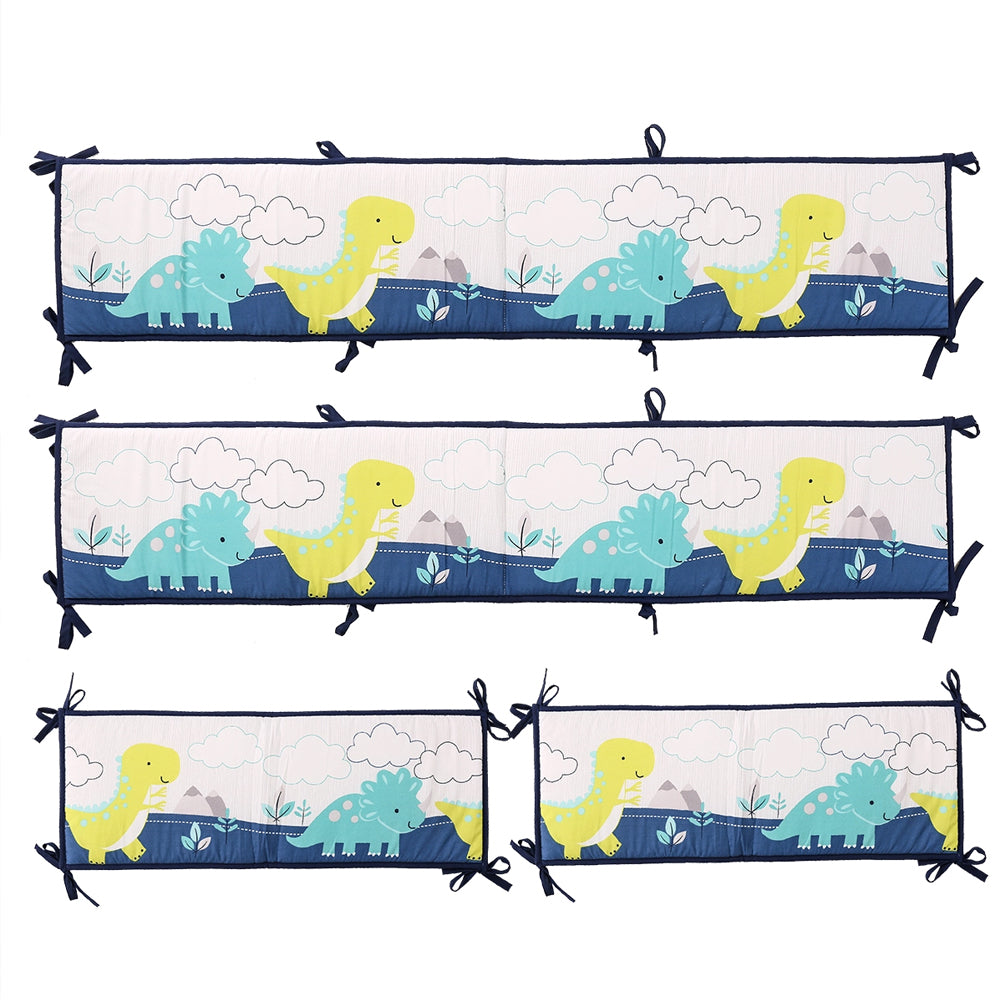 Dinosaur cot bumper set sale