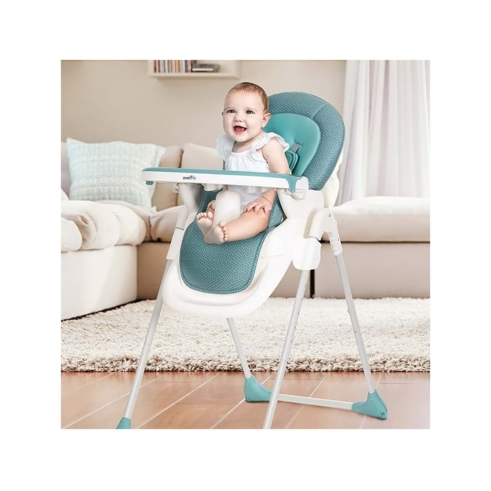 Evenflo Fava Full Function High Chair - Blue / Pink / Green / Grey