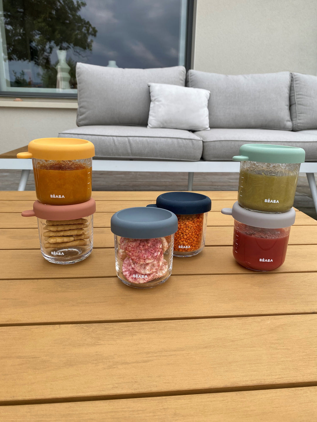 Beaba Glass Jars 6 Pack - 250ml