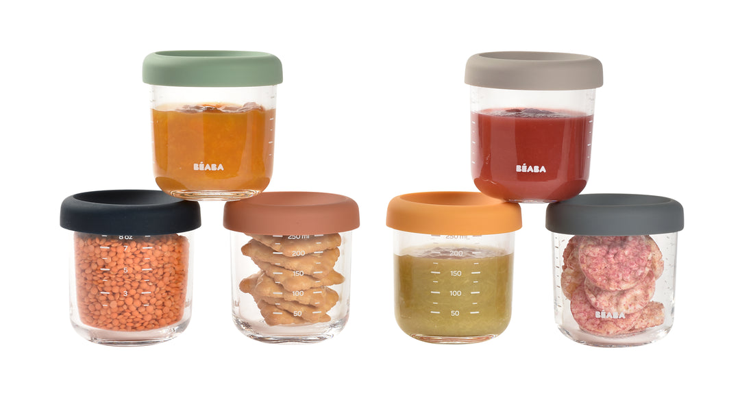 Beaba Glass Jars 6 Pack - 250ml