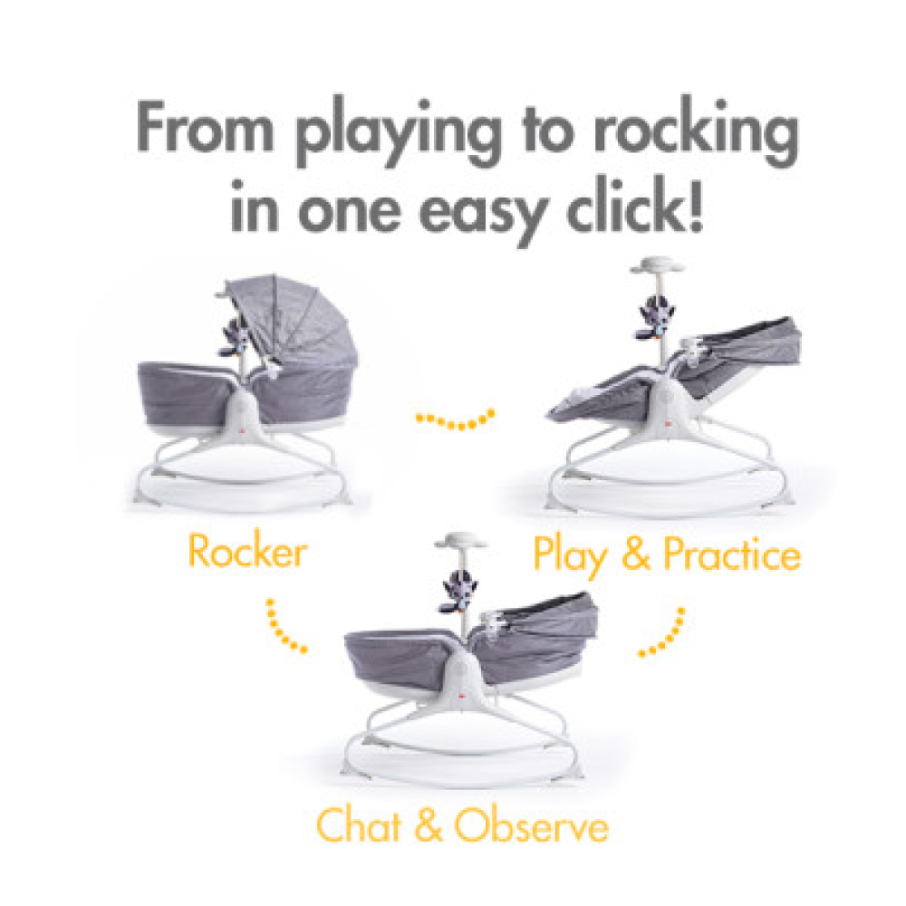 Tiny Love 3 in 1 Cozy Tiny Rocker - Heather Grey – Jarrons & Co.