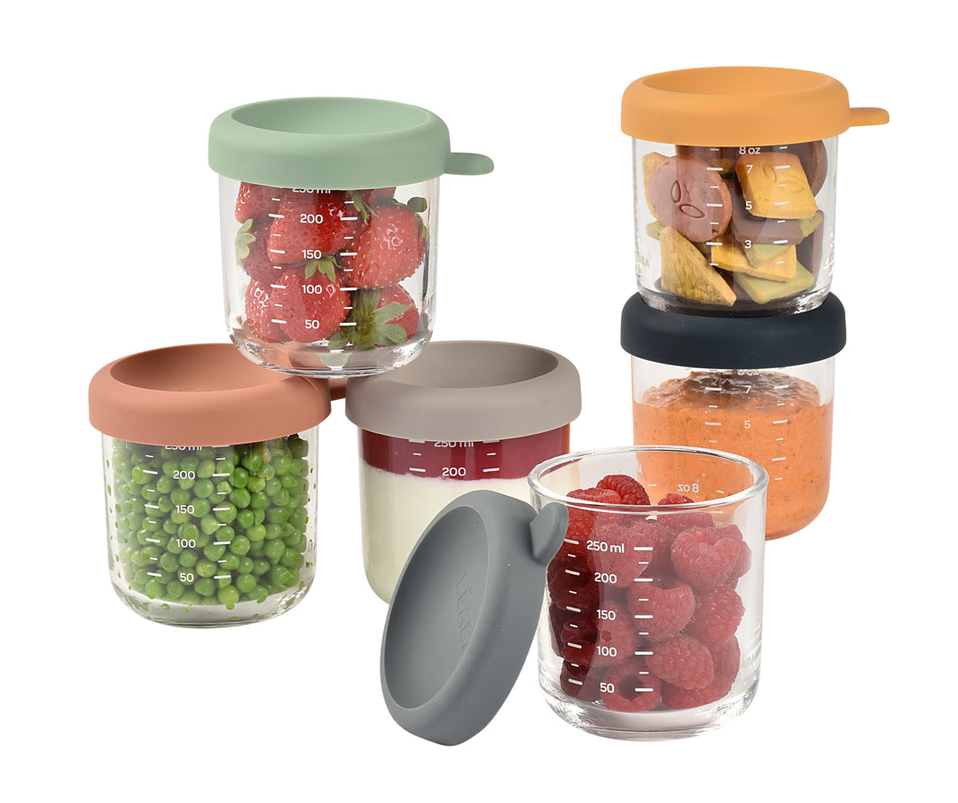 Beaba Glass Jars 6 Pack - 250ml