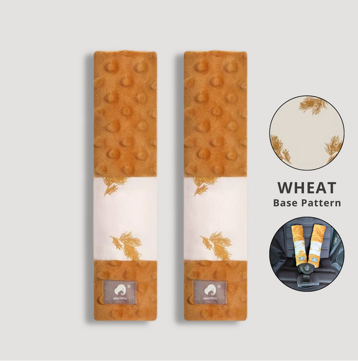 Housbay 100% Cotton Safety Belt Cover - 4 Designs