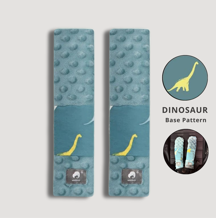 Housbay 100% Cotton Safety Belt Cover - 4 Designs