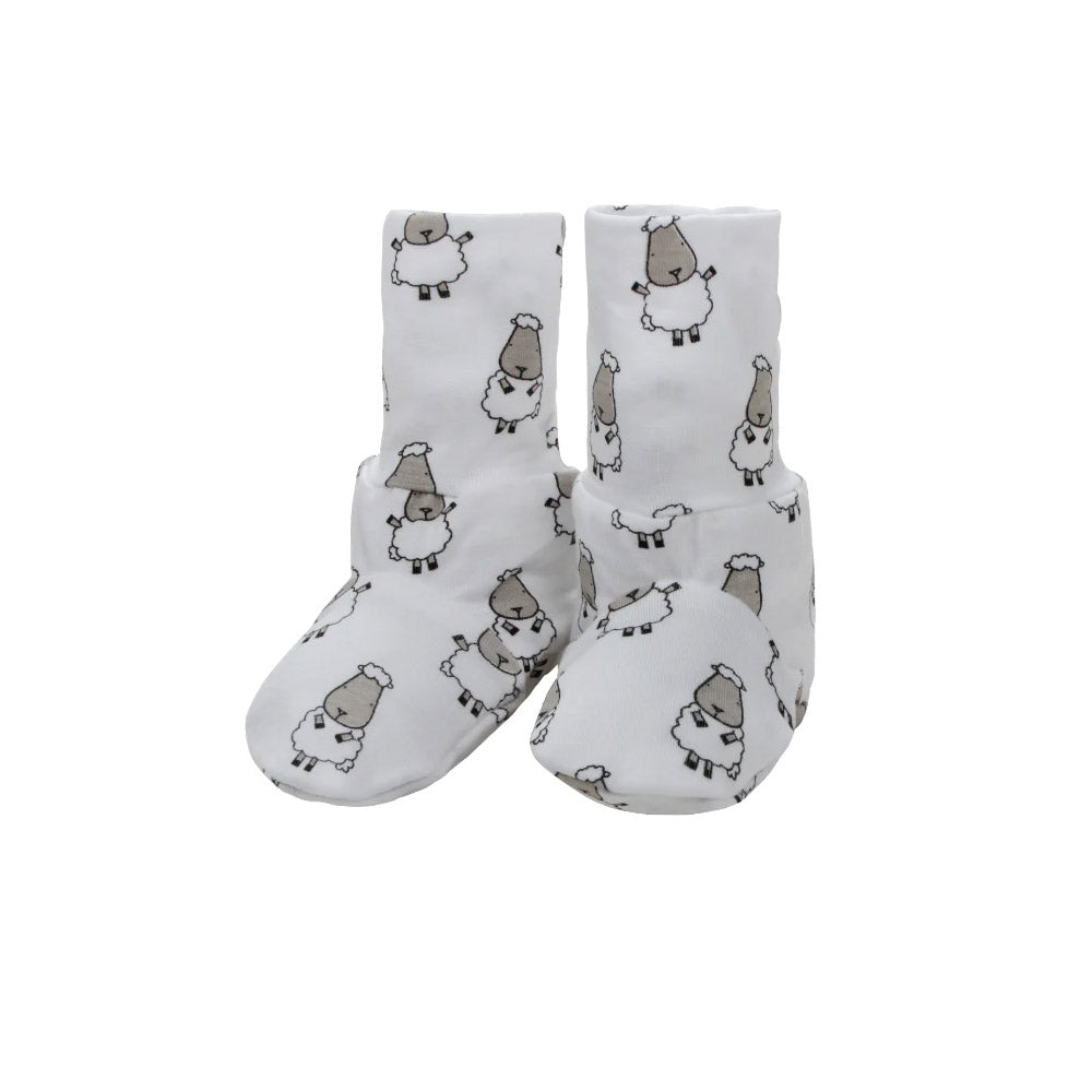 MooMooKow Baa Baa Sheepz Booties (0 - 6M) - Various Designs
