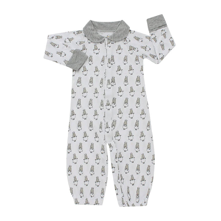 MooMooKow Baa Baa Sheepz Convertible Gown & Romper (0 - 12M) - Various Designs