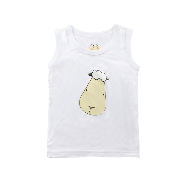 MooMooKow Baa Baa Sheepz Sleeveless Shirt (0M - 24M) - Various Designs