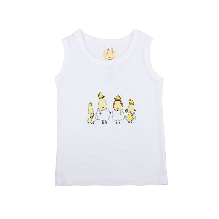 MooMooKow Baa Baa Sheepz Sleeveless Shirt (0M - 24M) - Various Designs