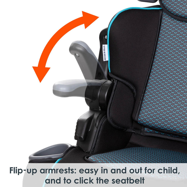 Baby Trend PROtect 2-in-1 Folding Booster Car Seat - Aqua Tech / Grey Tech (Online Exclusive)