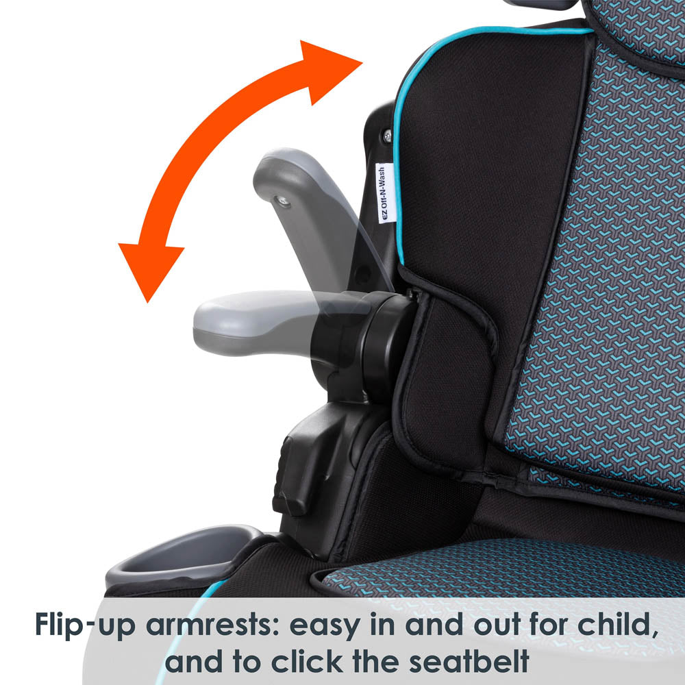 Baby Trend PROtect 2-in-1 Folding Booster Car Seat - Aqua Tech / Grey Tech