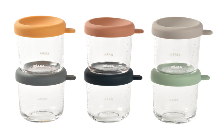 Beaba Glass Jars 6 Pack - 250ml