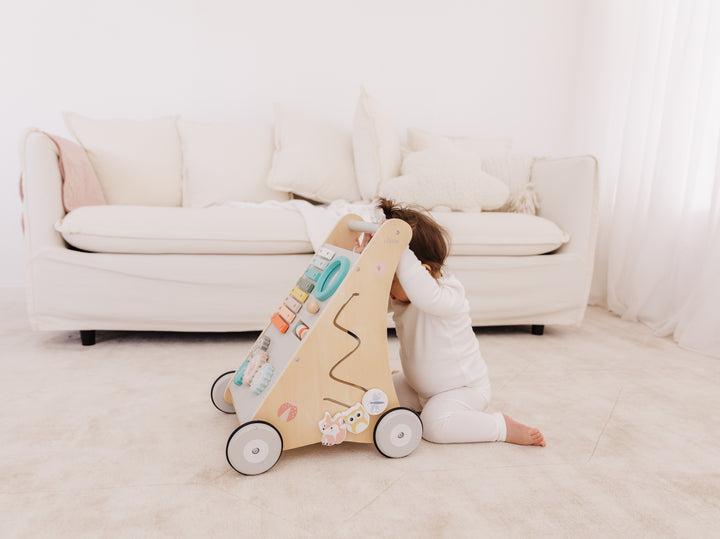 Bubble Wooden Activity Play Walker