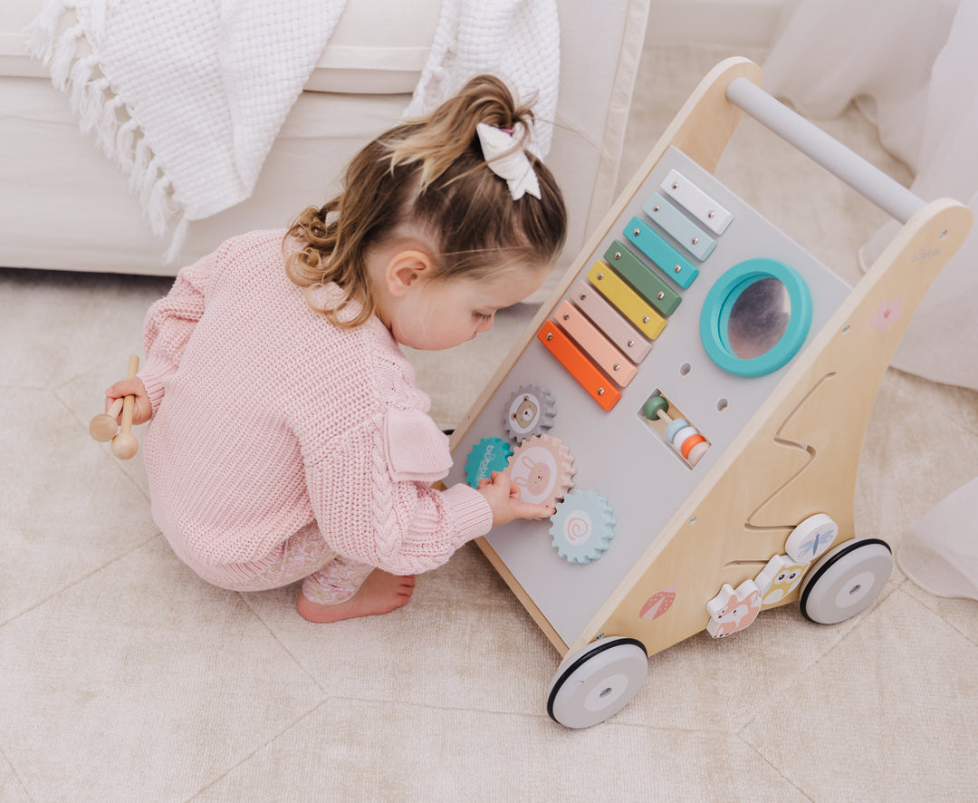 Bubble Wooden Activity Play Walker