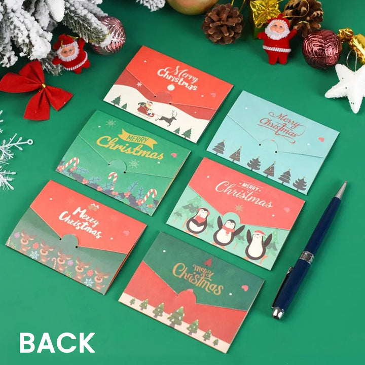 Mini Christmas Greeting Card - 6 Designs