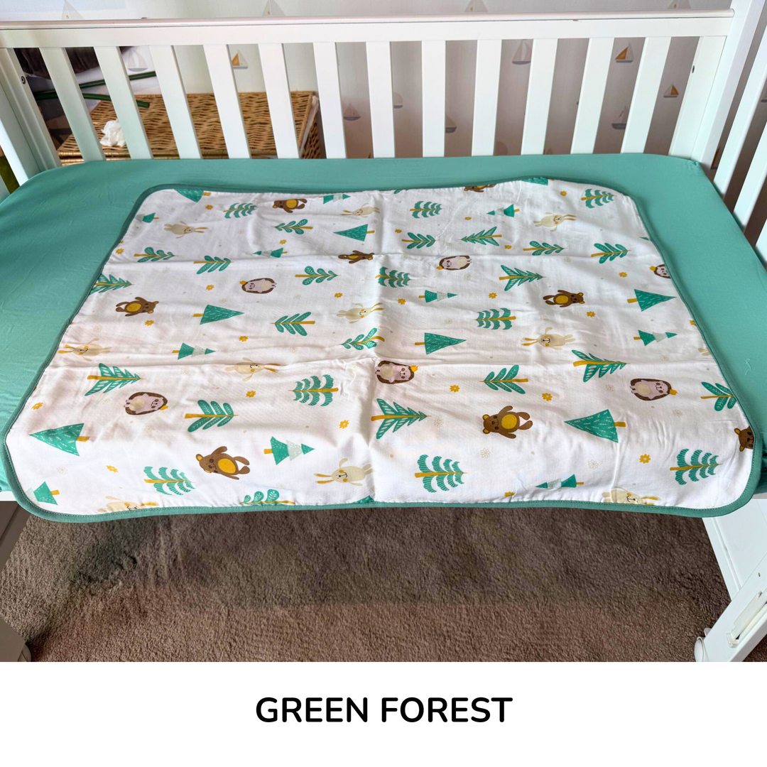 Happy Cot Waterproof Flat Sheet-Various Designs