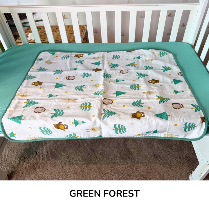 Happy Cot Waterproof Flat Sheet-Various Designs