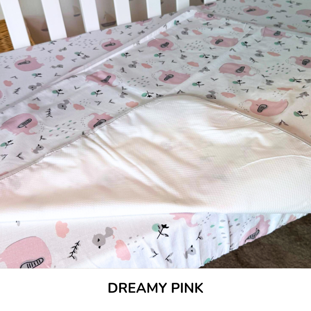 Happy Cot Waterproof Flat Sheet-Various Designs