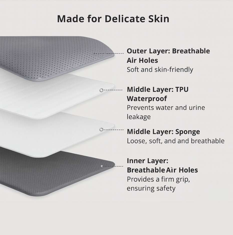 Happy Cot Cooling Stroller Liner - Grey