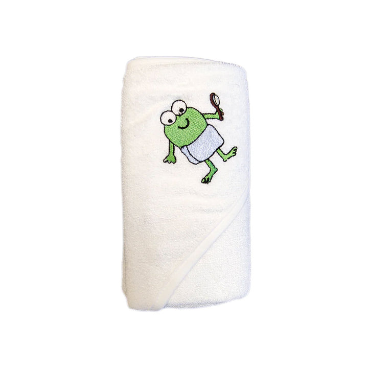 Moo Moo Kow Crok Crok Frok Bamboo Hooded Towel - 3 Colors