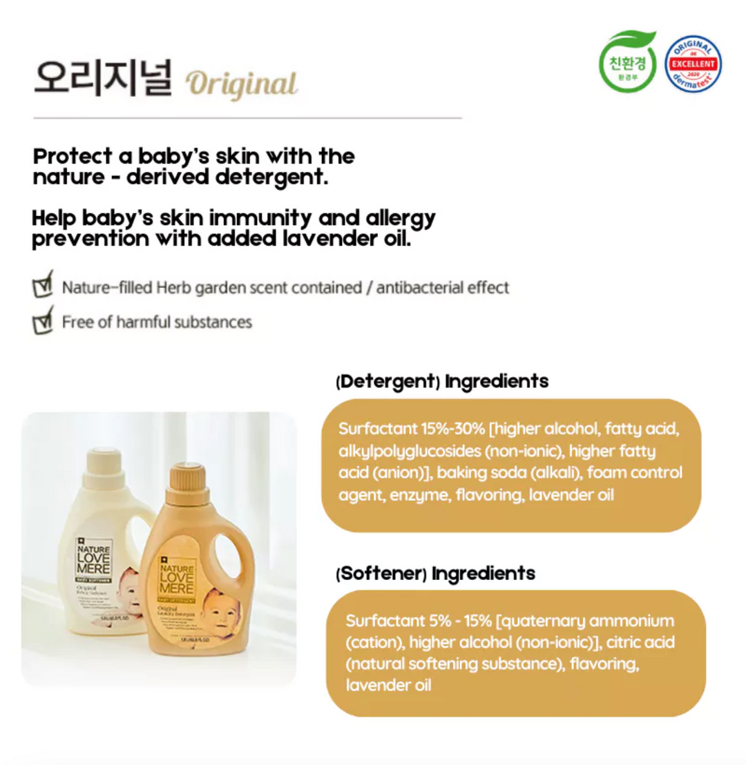 Nature Love Mere Laundry Detergent & Softener | Original