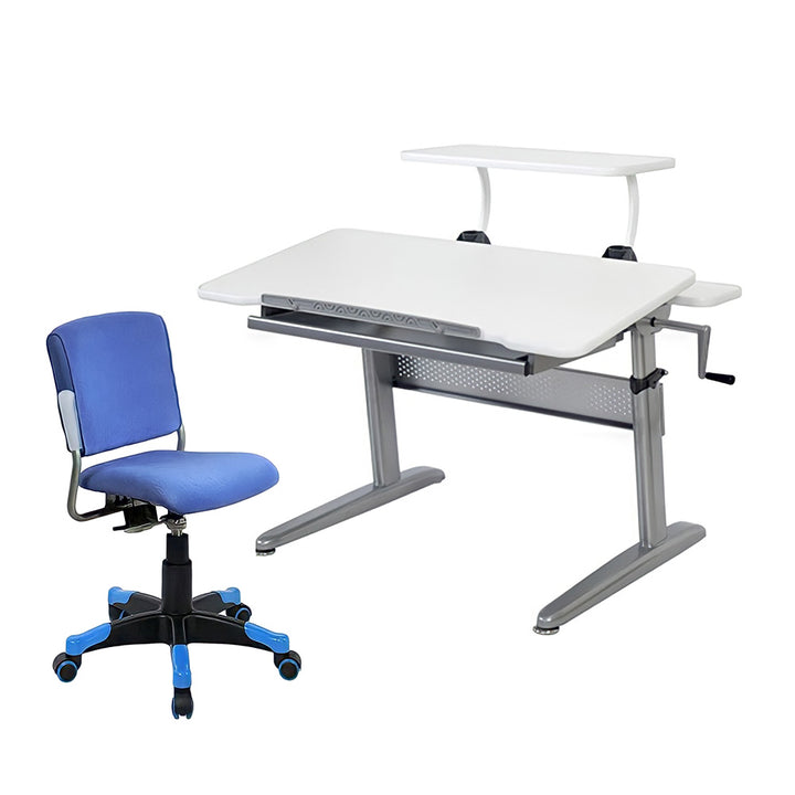 ERGOSMART Ergo Junior Plus Desk + Ergosmart Ergo Rico Chair Bundle Set