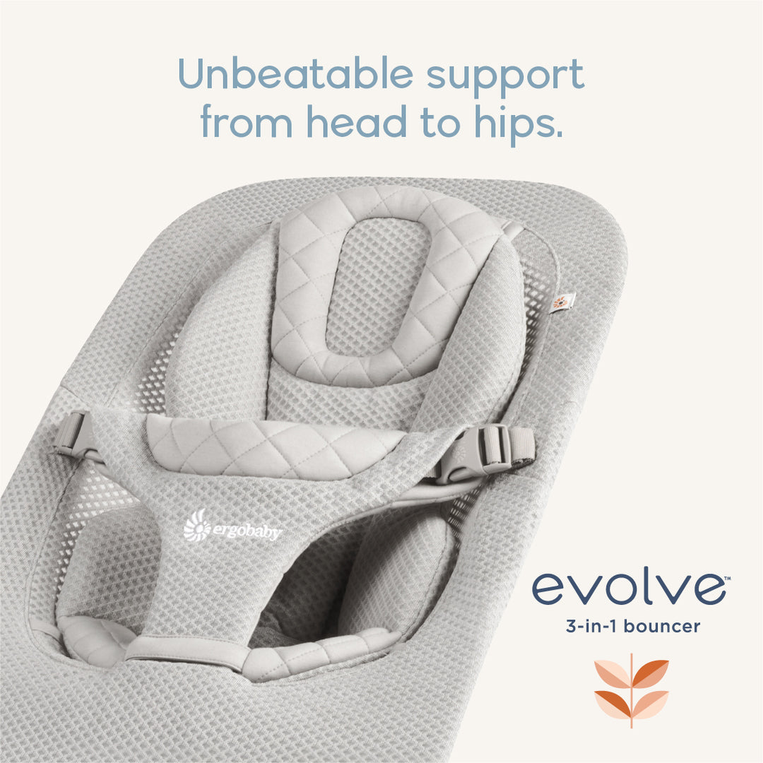 Ergobaby Evolve 3 in 1 Mesh Bouncer | 3 Colors