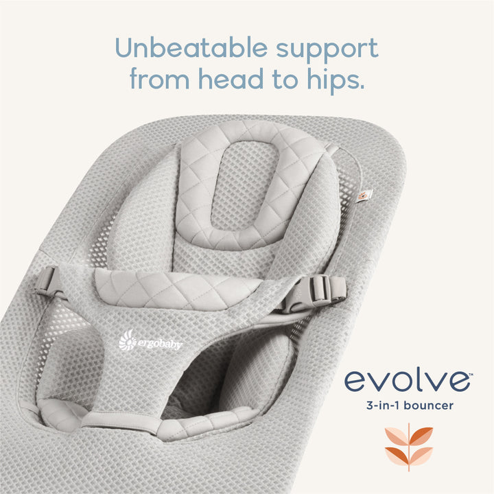 Ergobaby Evolve 3 in 1 Mesh Bouncer | 3 Colors