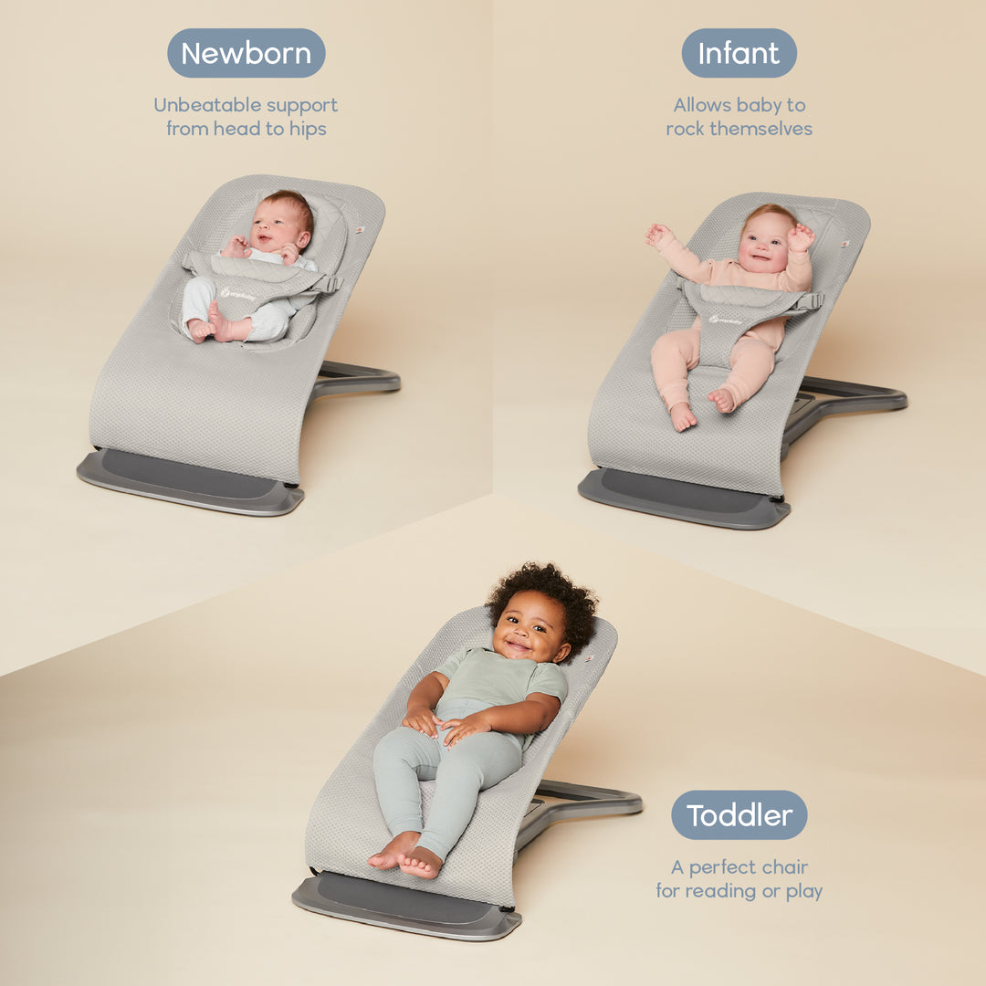 Ergobaby Evolve 3 in 1 Mesh Bouncer | 3 Colors