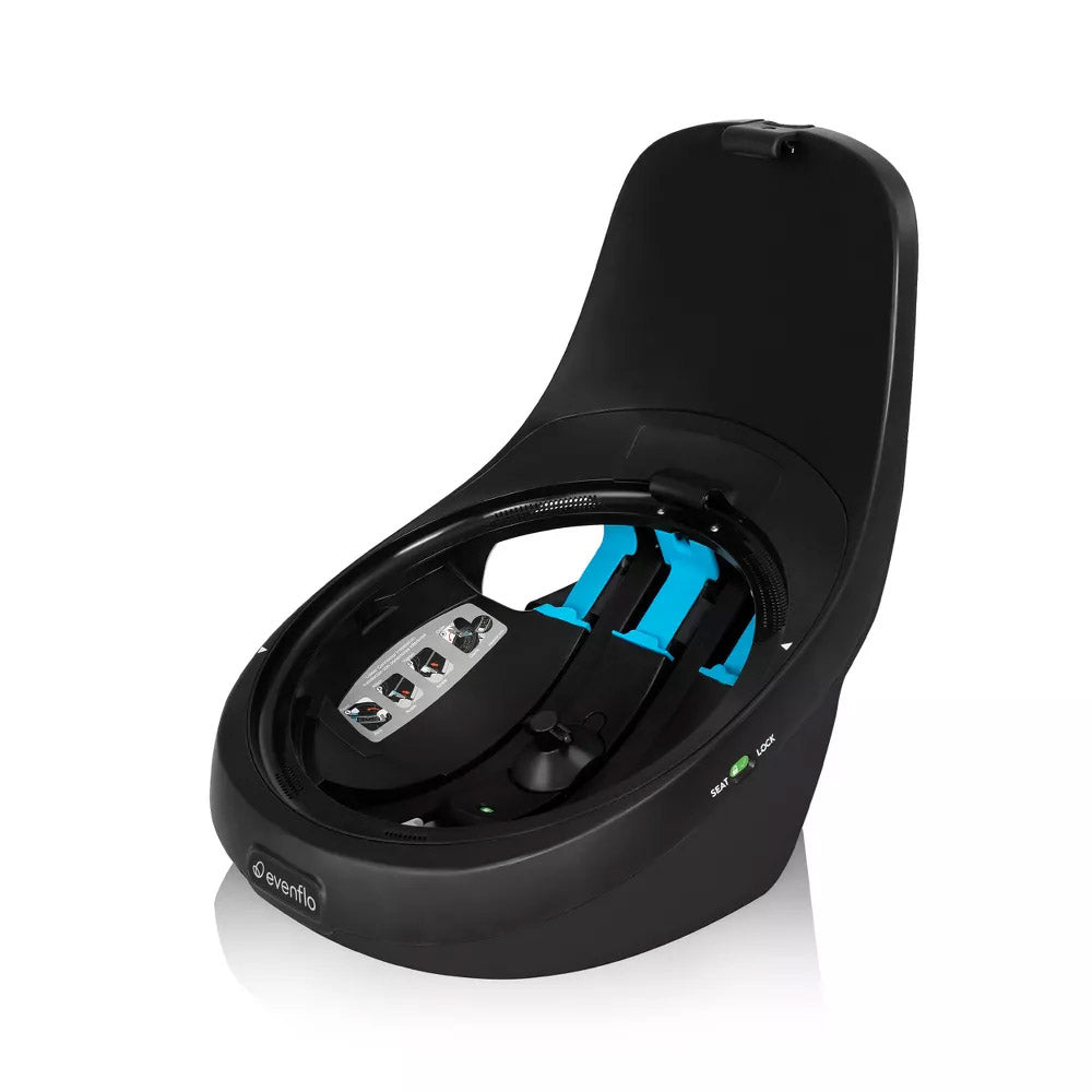 Evenflo Revolve360 Slim 2-in-1 Rotational Convertible Car Seat - Canton Black