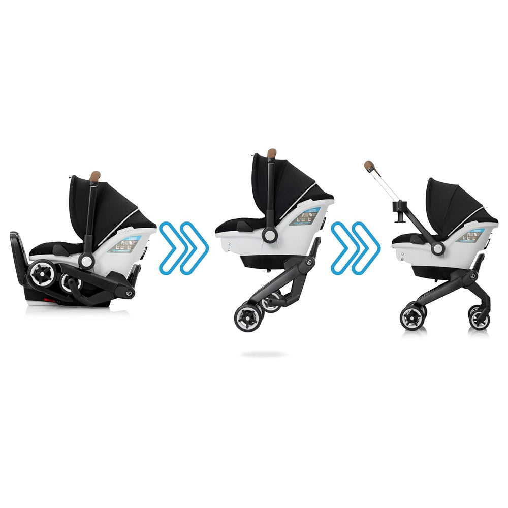 Evenflo Gold Shyft DualRide Infant Car Seat Stroller - Onyx (Online Exclusive)