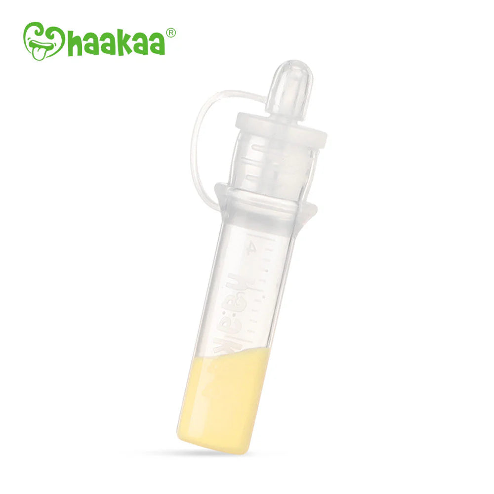 Haakaa Pre-sterilised Silicone Colostrum Collector Feeding Pack - 6pcs