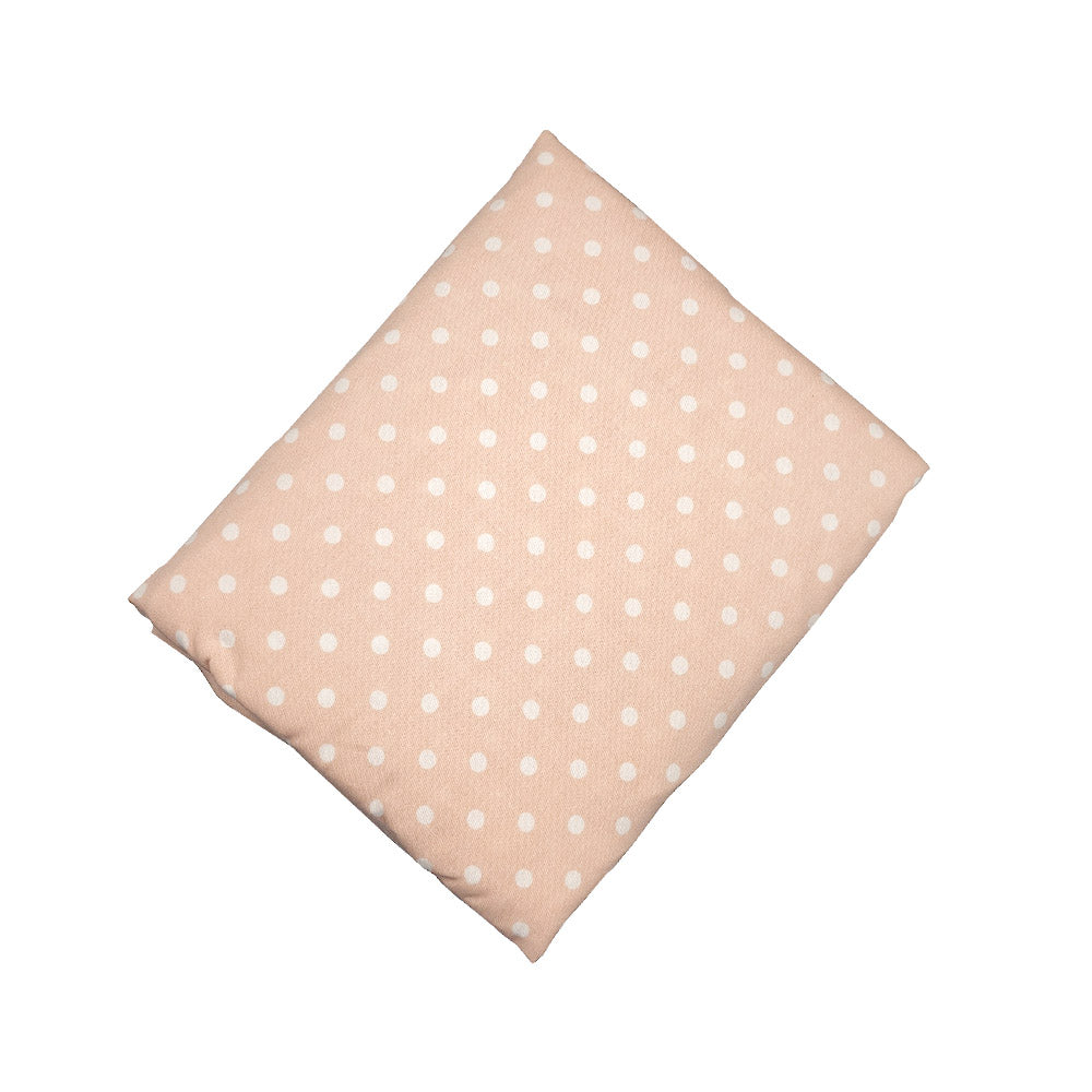 Happy Cot 100% Cotton Fitted Sheet - Pink Dots