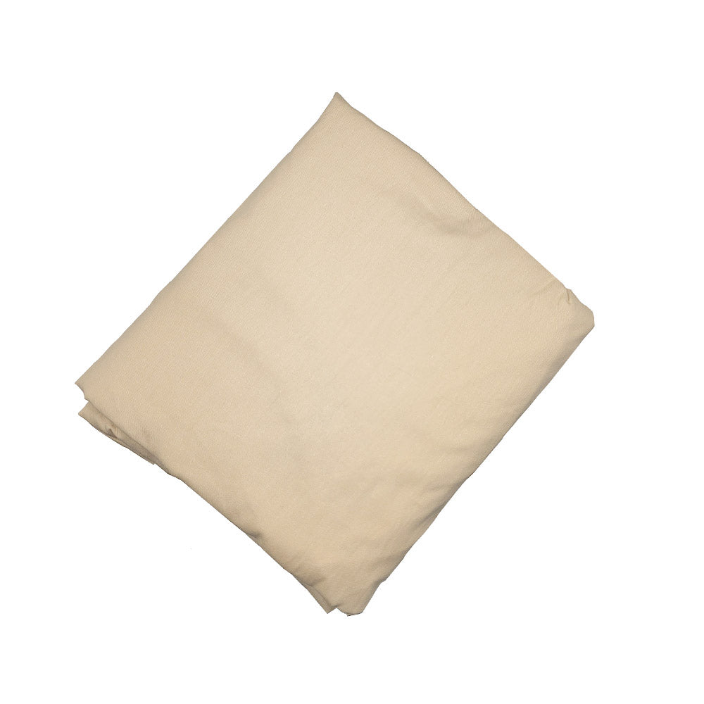 Happy Cot 100% Cotton Fitted Sheet - Plain Beige