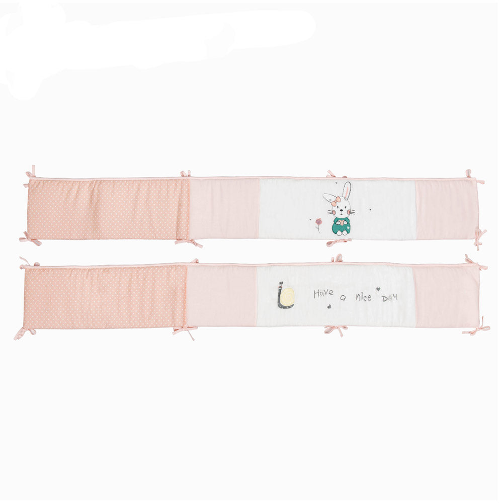 Happy Cot 100% Cotton Full Baby Bumper Set - Have a Nice Day
