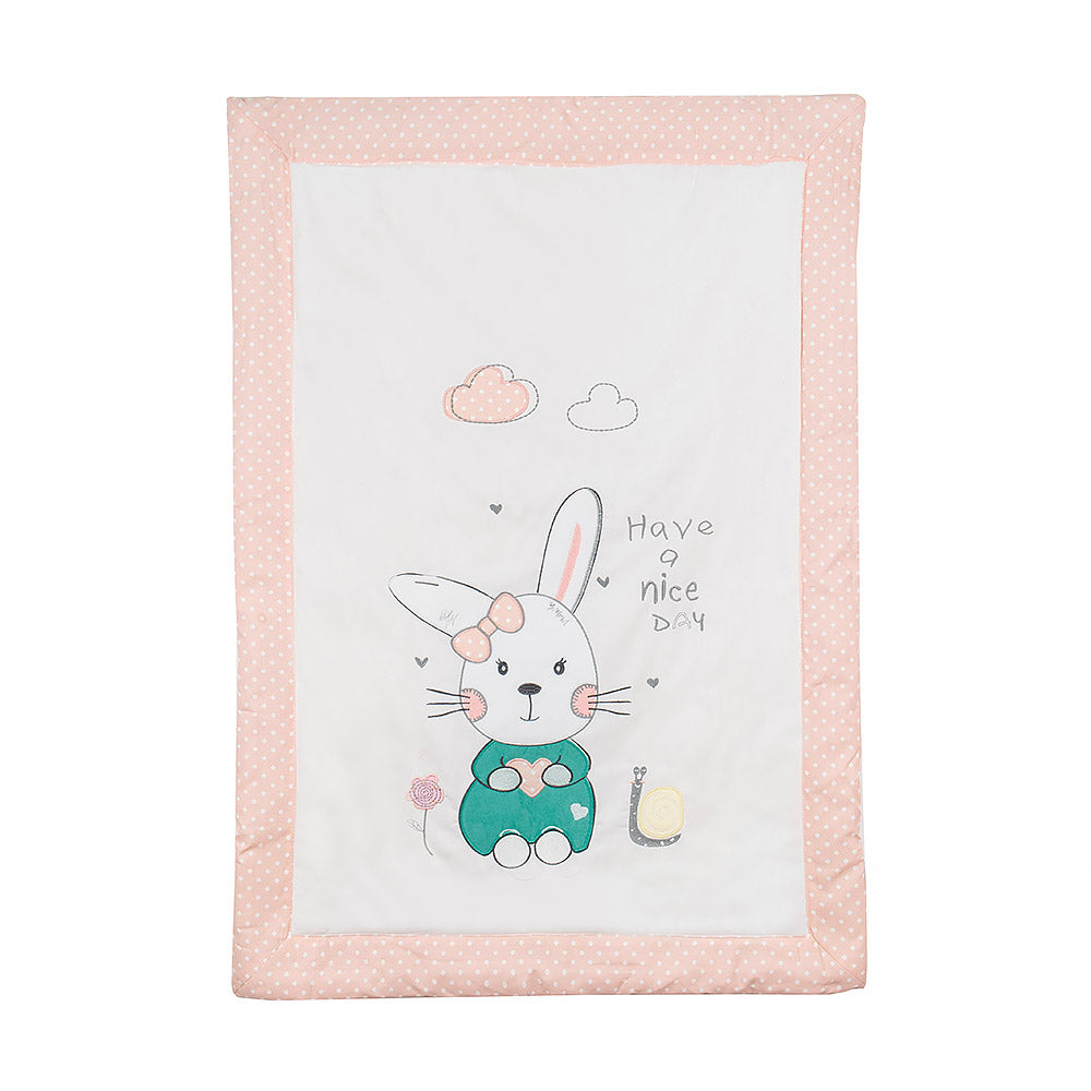 Happy Cot 100% Cotton Baby Comforter - Have a Nice Day