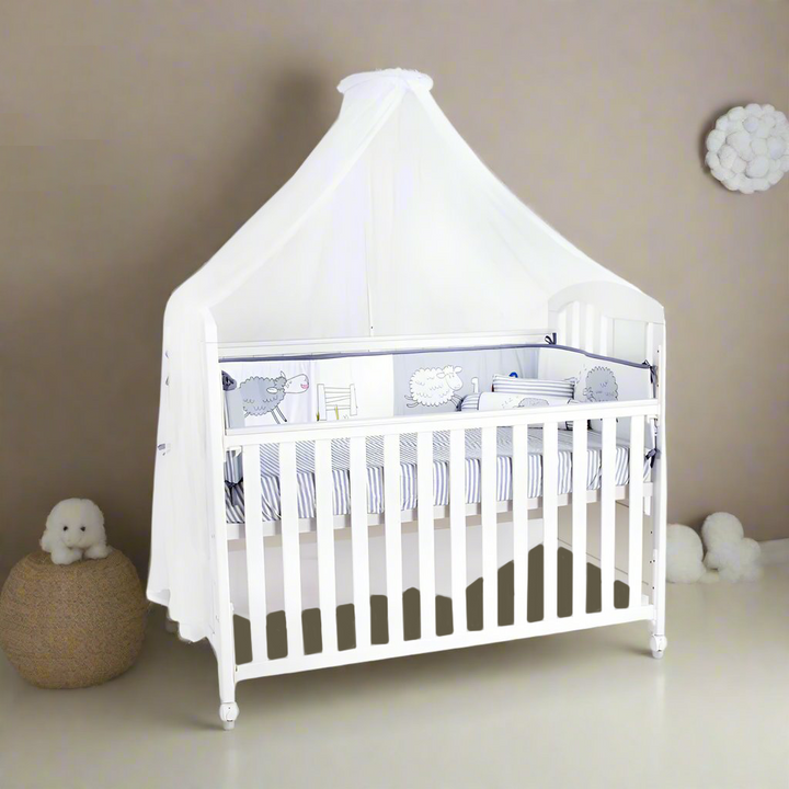 Happy Cot Happy Dream 4-in-1 Convertible Baby Cot - Free Mosquito Net