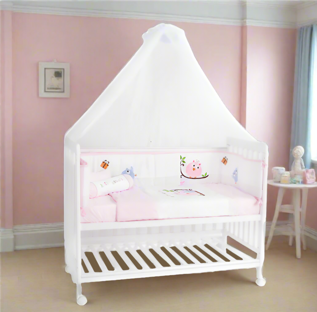 Happy Cot Happy Wonder+ 5-in-1 Convertible Baby Cot - Free Mosquito Net