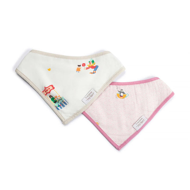 Little Rei x Maison Q Bandana Bib (2pcs) - 2 Designs