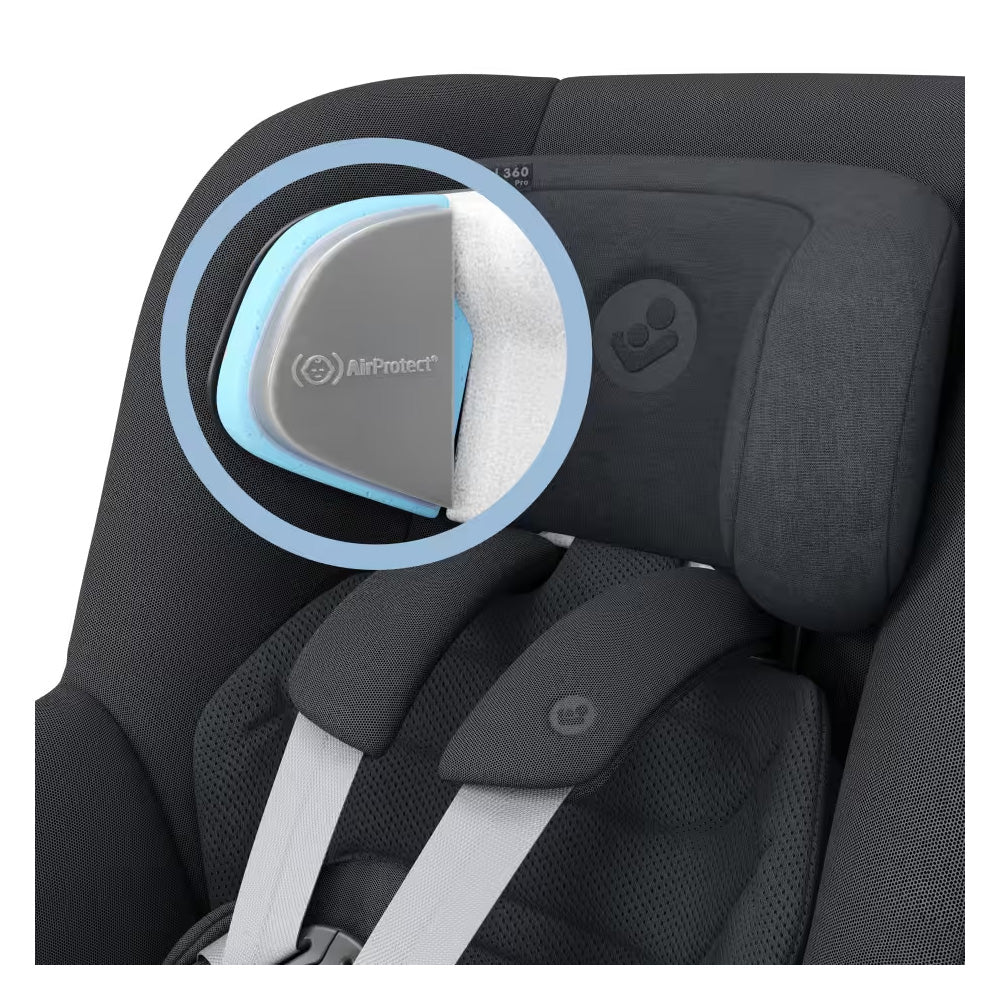 Maxi-Cosi Pearl 360 Pro Car Seat - Authentic Black/Authentic Graphite