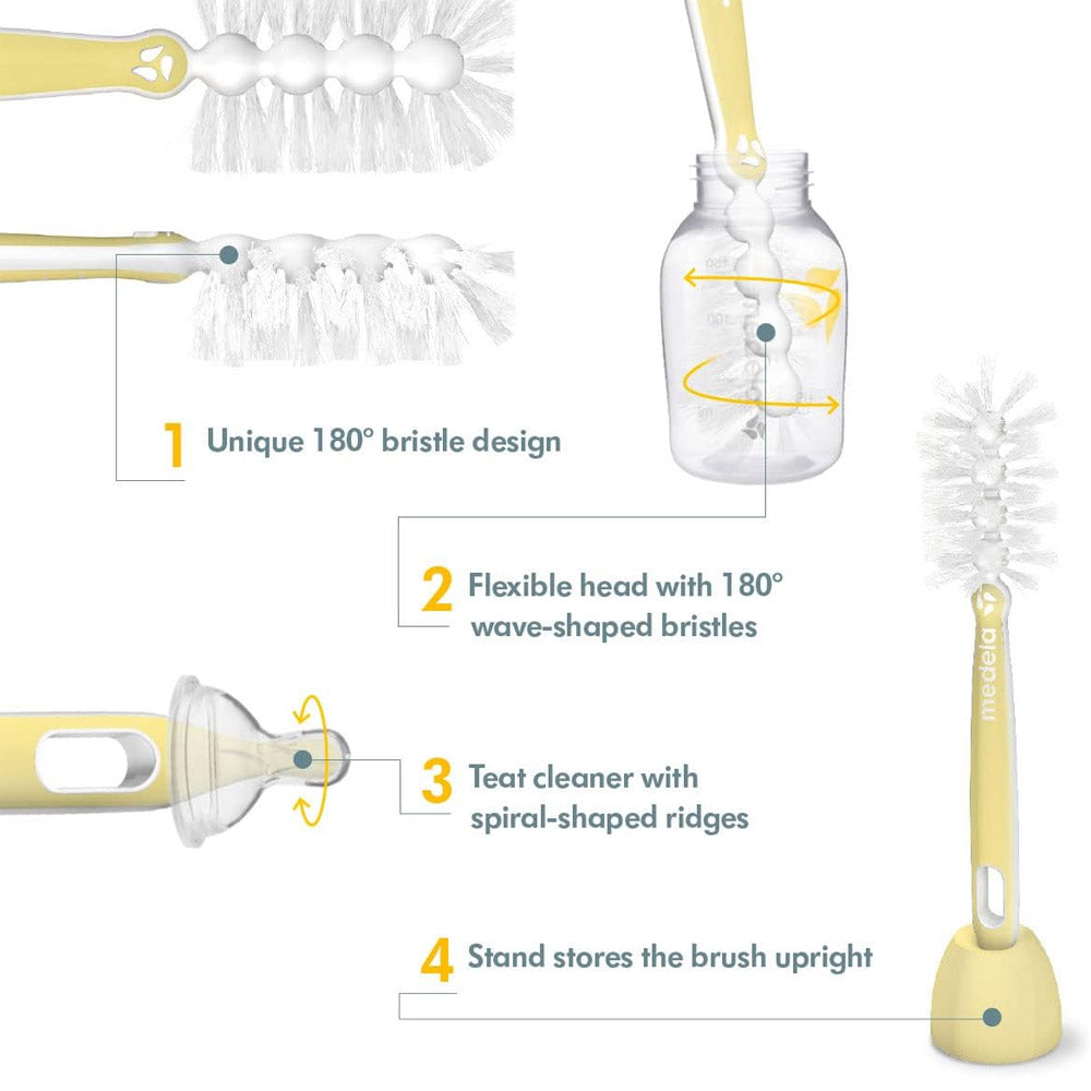 Medela Quick Clean™ Bottle Brush with Stand