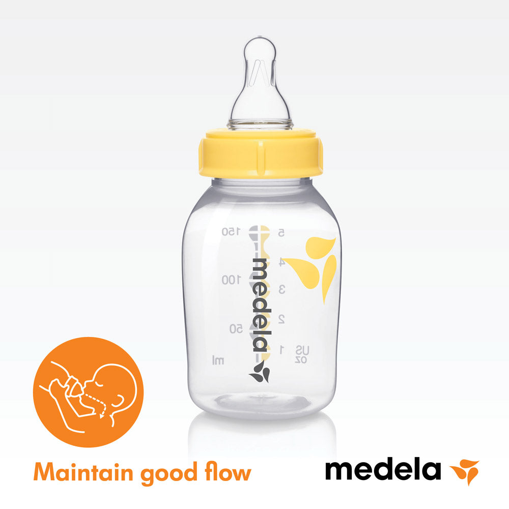 Medela Spare Bottle Teats - Slow / Medium Flow (2pcs/Pack)